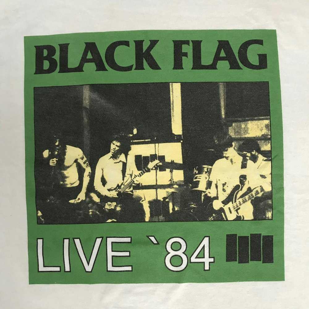 Band Tees × Black Flag × Rock Band Black Flag Ame… - image 3