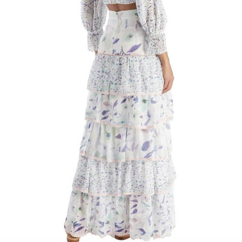 Other Allison New York Ruby tiered floral maxi sk… - image 2
