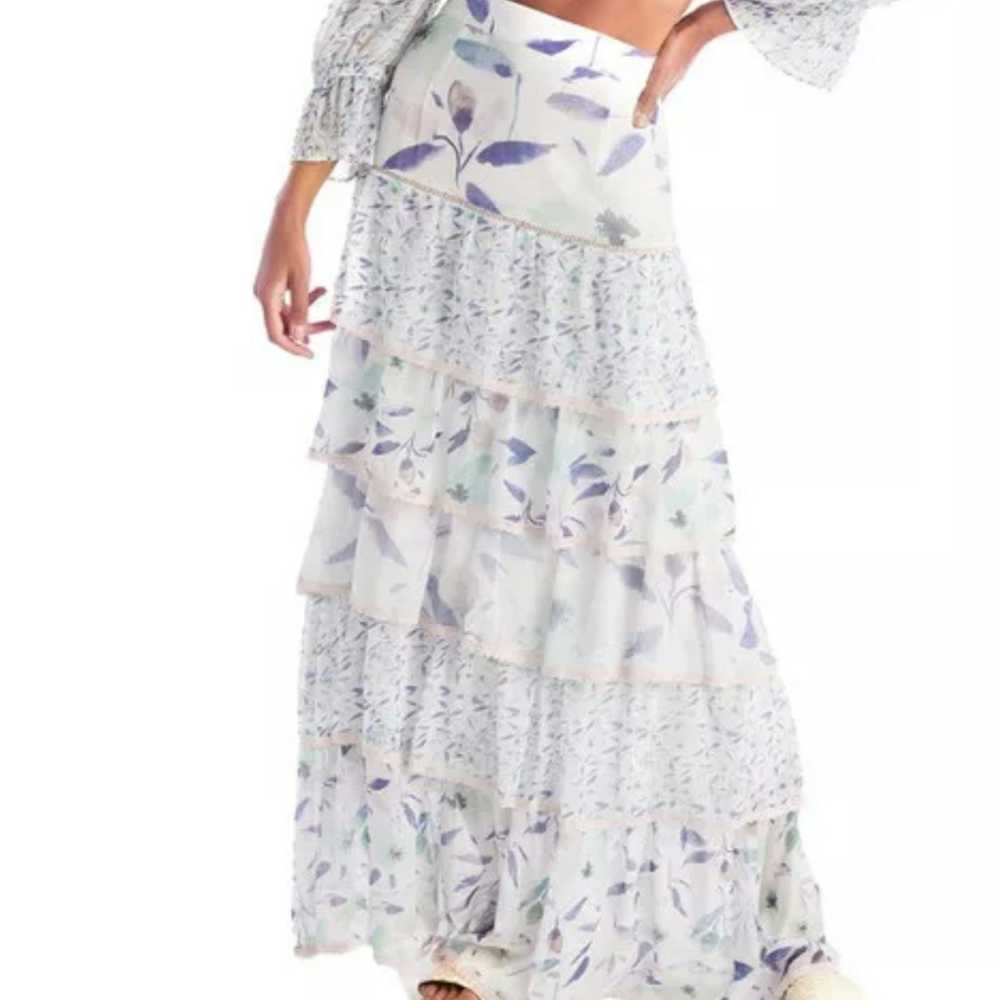 Other Allison New York Ruby tiered floral maxi sk… - image 3