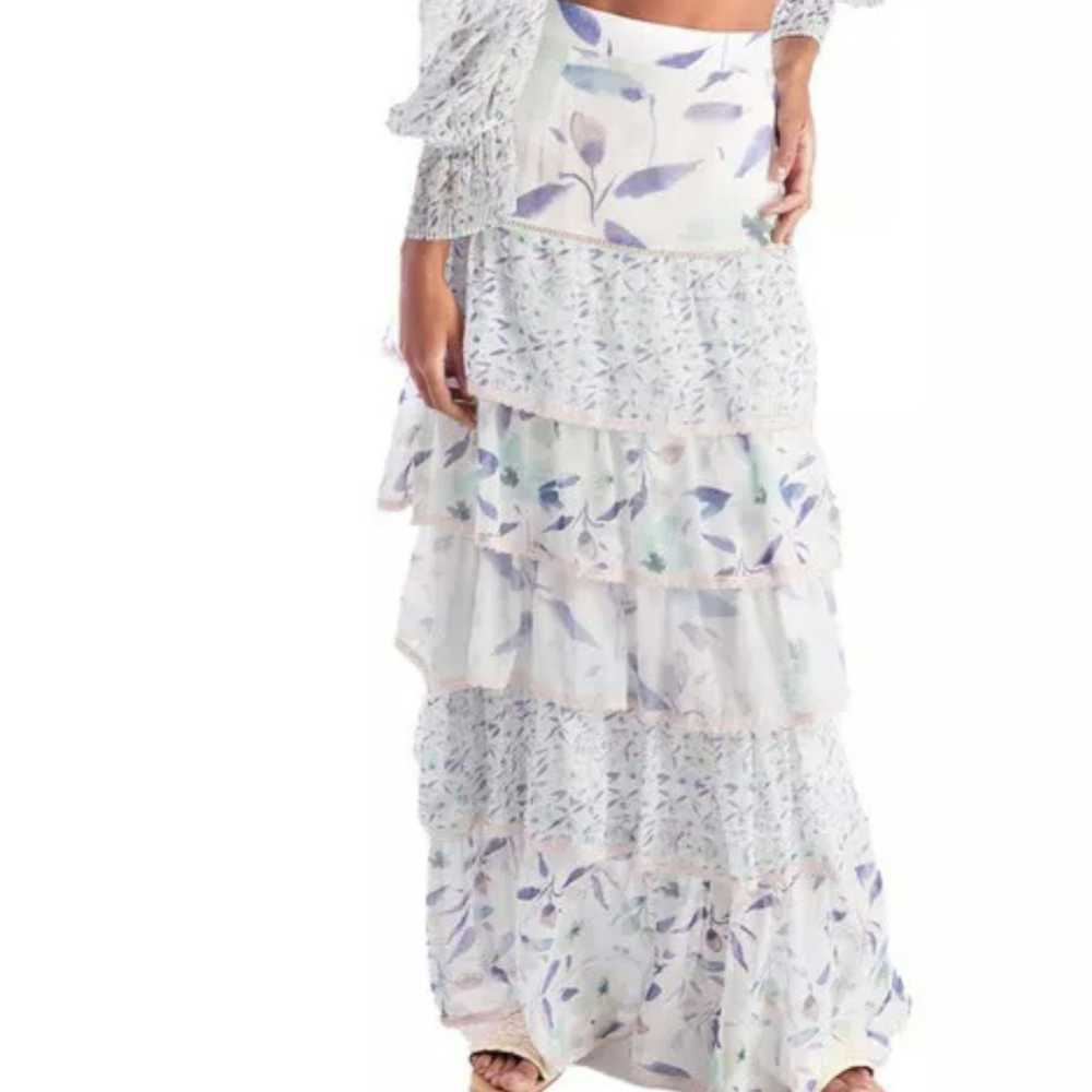 Other Allison New York Ruby tiered floral maxi sk… - image 4