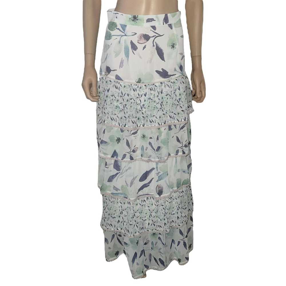 Other Allison New York Ruby tiered floral maxi sk… - image 5