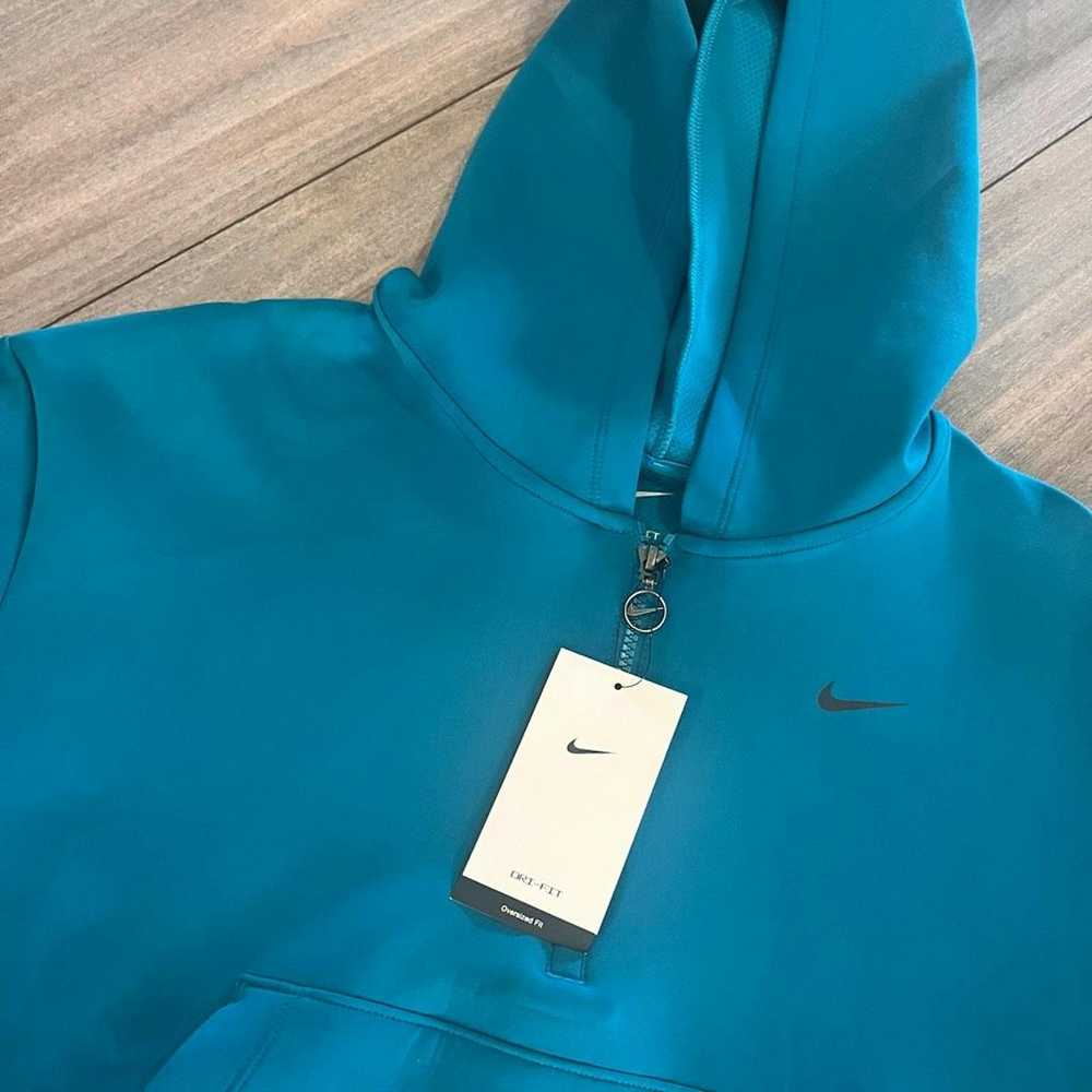 Nike Nike Teal Cropped Athletic Workout Pullover … - image 2