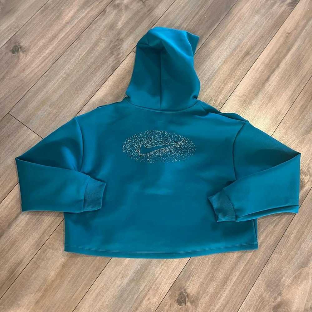 Nike Nike Teal Cropped Athletic Workout Pullover … - image 6