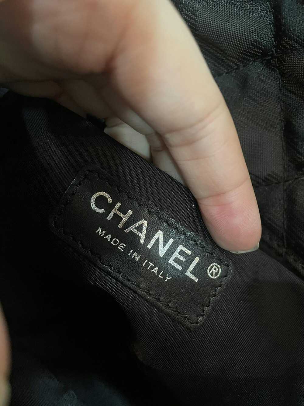Chanel × Vintage Chanel travel line nylon mini fl… - image 7