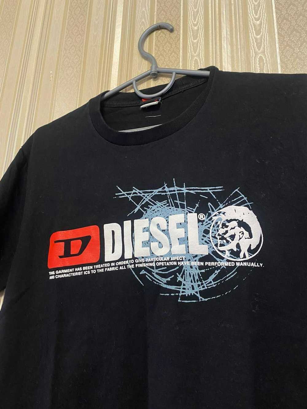 Diesel Vintage Diesel T-shirt big logo Japan styl… - image 3