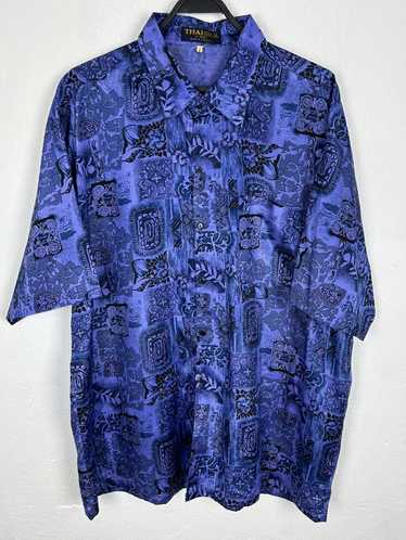 Crazy Shirts × Vintage 90s Vintage Thai Silk Craz… - image 1