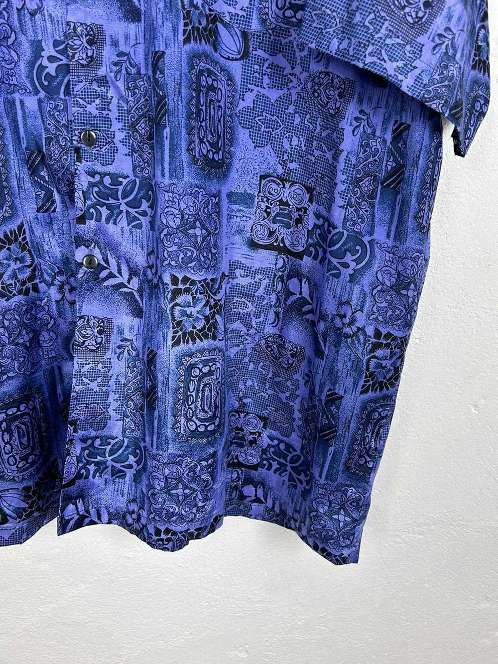 Crazy Shirts × Vintage 90s Vintage Thai Silk Craz… - image 2