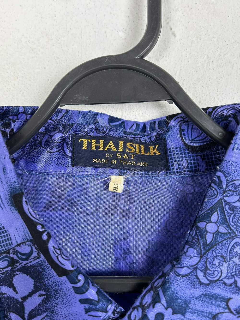 Crazy Shirts × Vintage 90s Vintage Thai Silk Craz… - image 7