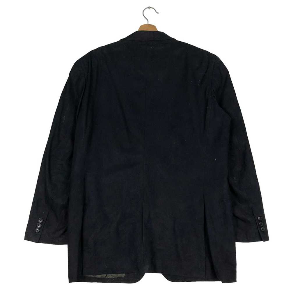 Burberry × Japanese Brand 🔥Vtg Soft Leather Jack… - image 8