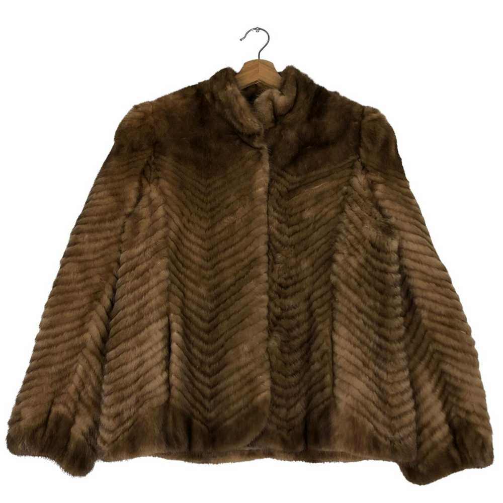 Japanese Brand × Mink Fur Coat 🔥Vtg Saga Fox Fur… - image 1