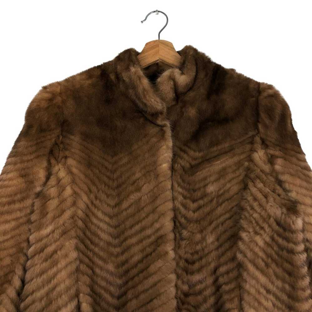 Japanese Brand × Mink Fur Coat 🔥Vtg Saga Fox Fur… - image 3