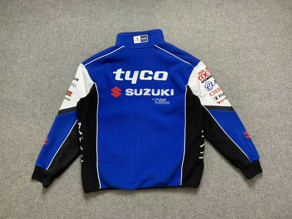 Racing × Vintage Vintage Racing Suzuki Fleece Jac… - image 7