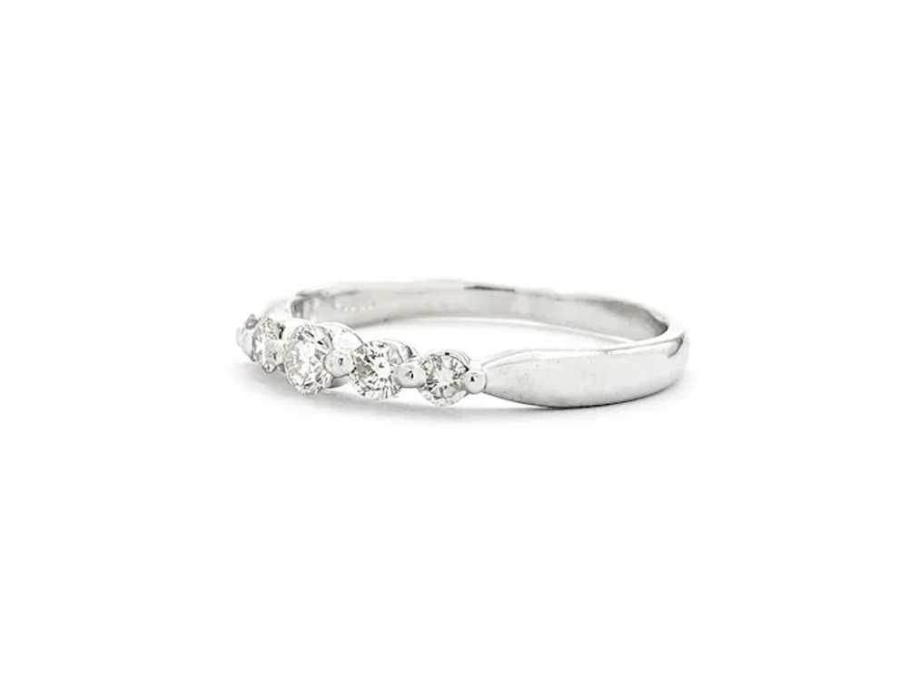 Diamond 5-stone Design Ring In platinum - image 6