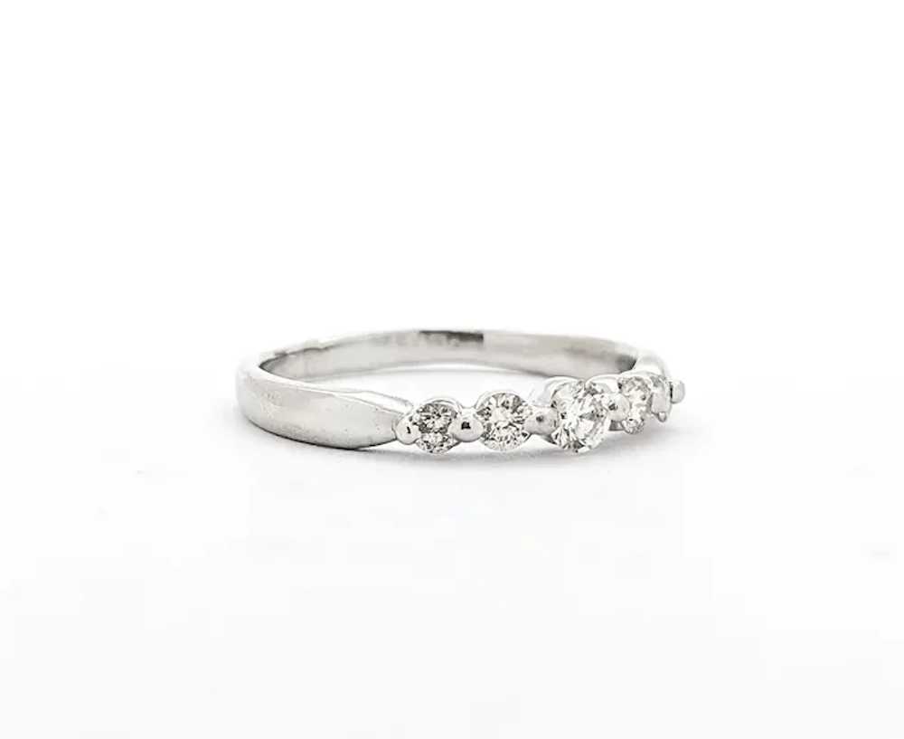 Diamond 5-stone Design Ring In platinum - image 8