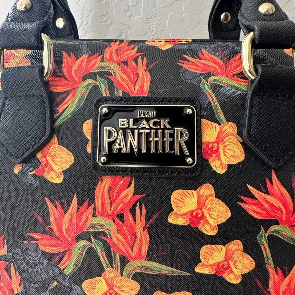 Loungefly Marvel Black Panther Floral Print Mini … - image 3