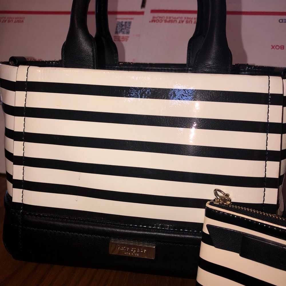 Kate Spade New York Chelsea Park Patent striped h… - image 4