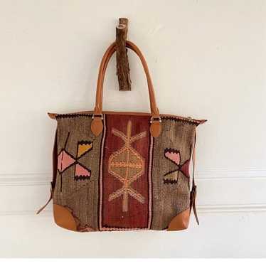 Zuma Imports Vintage Turkish Leather Tote bag - image 1