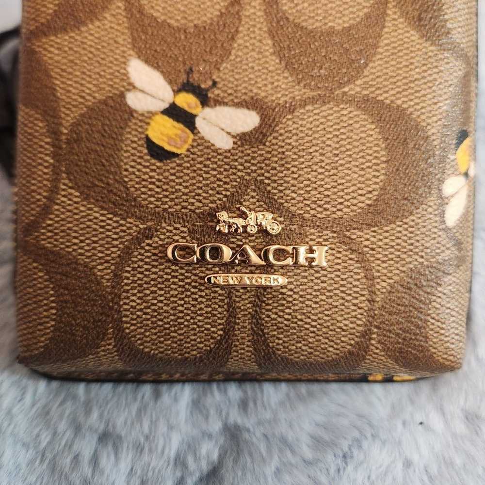 Coach Phone Crossbody In Signature Canvas With Be… - image 9