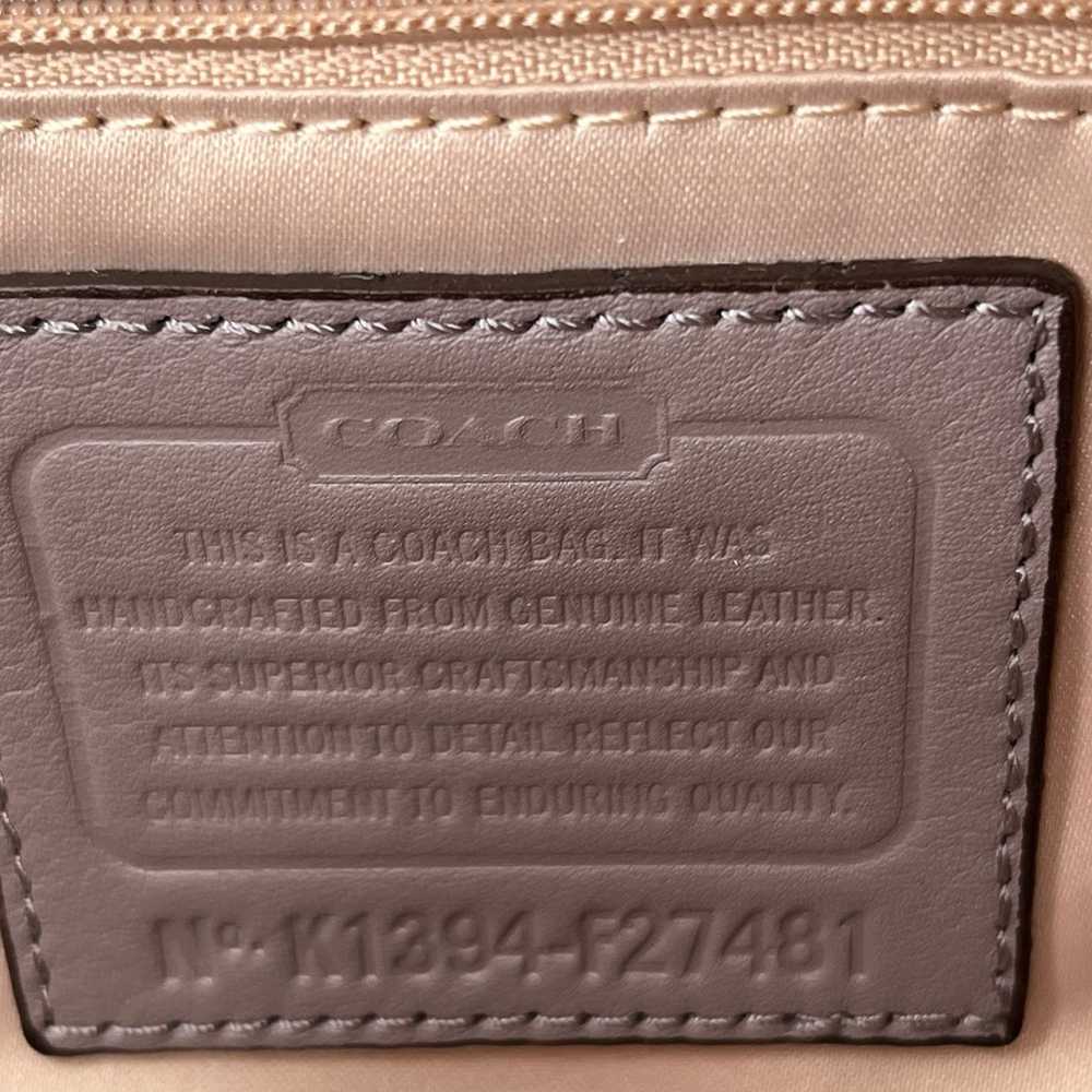$398 COACH Taylor Leather Shoulder Bag F27481 Dus… - image 10