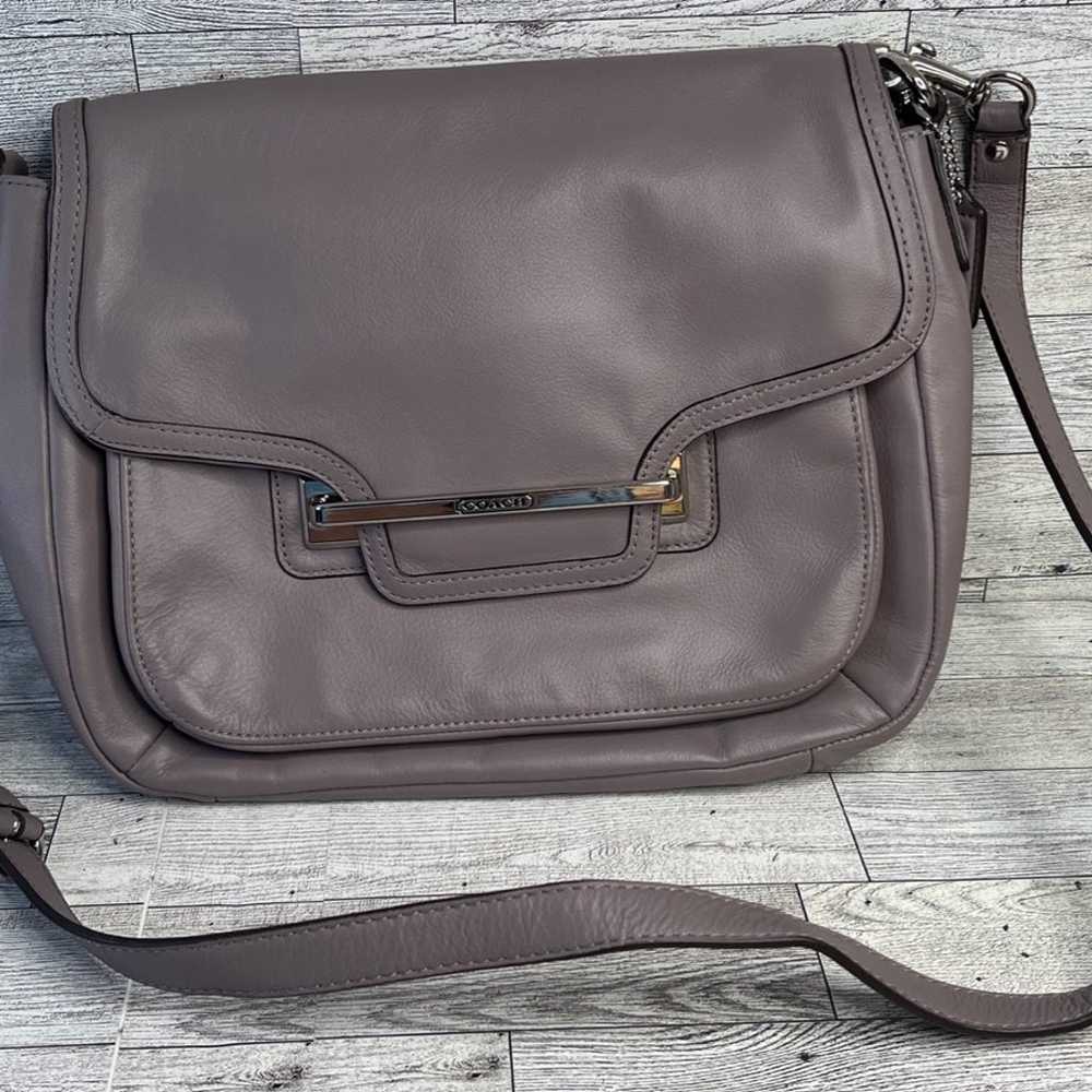 $398 COACH Taylor Leather Shoulder Bag F27481 Dus… - image 1