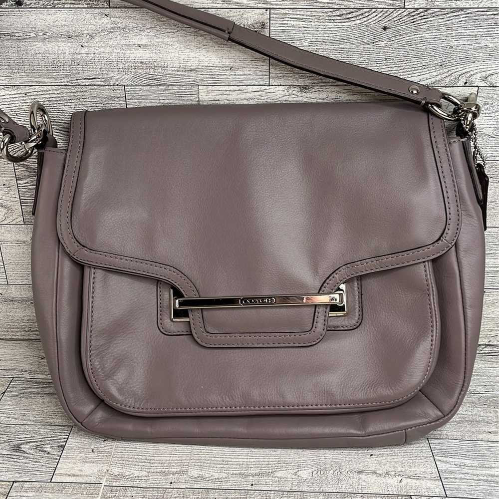 $398 COACH Taylor Leather Shoulder Bag F27481 Dus… - image 2