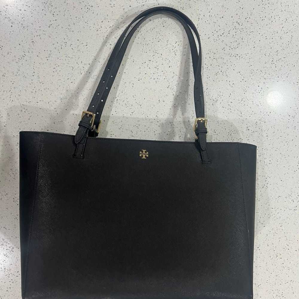 Tory Burch Emerson large Buckle Tote York Shoulde… - image 3