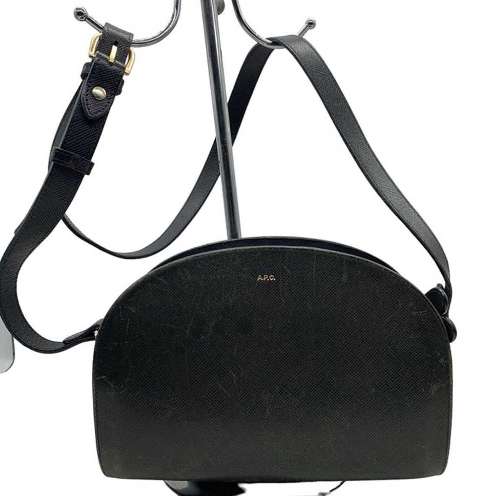 APC Shoulder Bag Pochette Demilune Mini Half Moon… - image 1