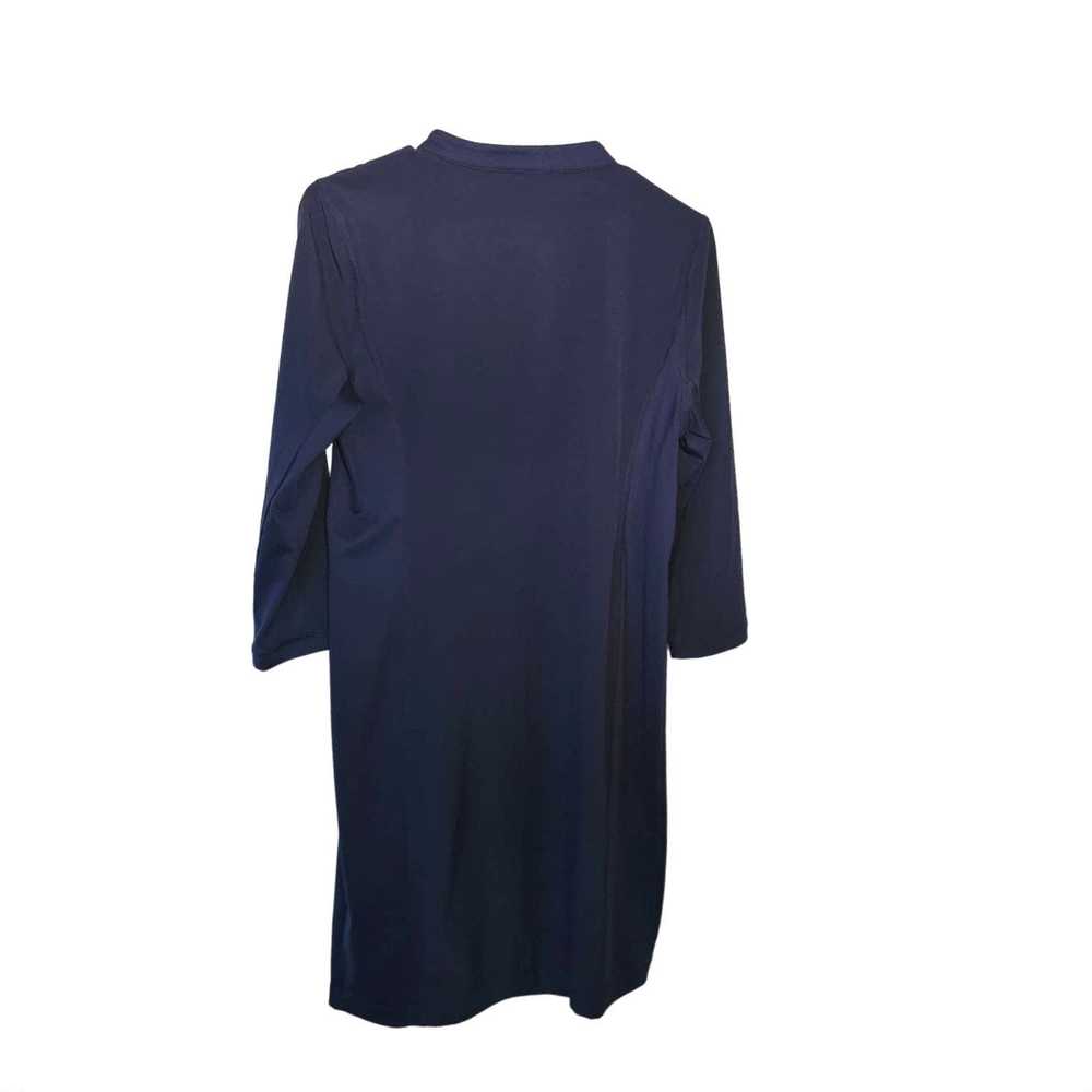 Chico's ZENERGY UPF Neema Knit-Inset Dress Blue S… - image 3