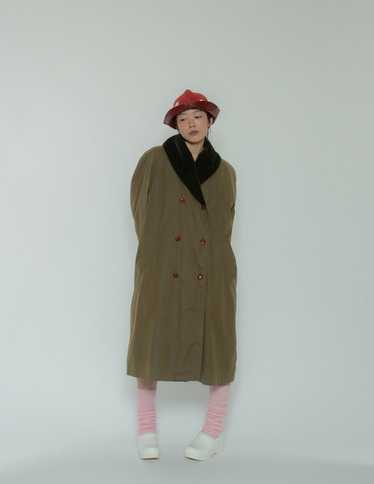 Missoni vintage olive padded coat