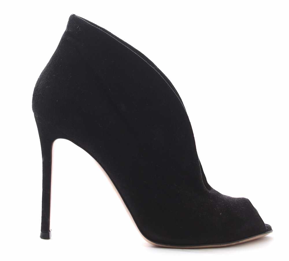 Gianvito Rossi Gianvito Rossi Black Suede Vamp Op… - image 1