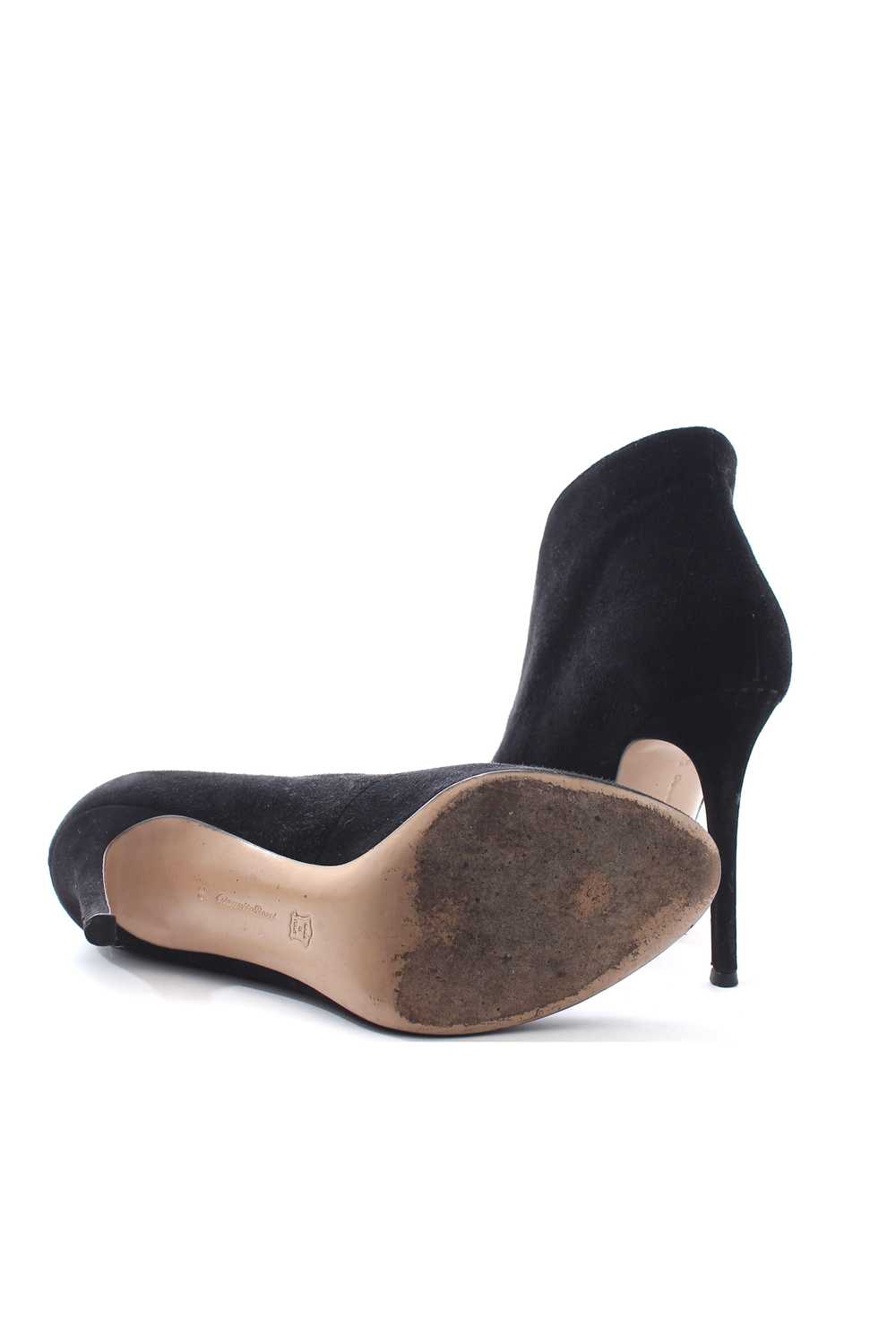 Gianvito Rossi Gianvito Rossi Black Suede Vamp Op… - image 5