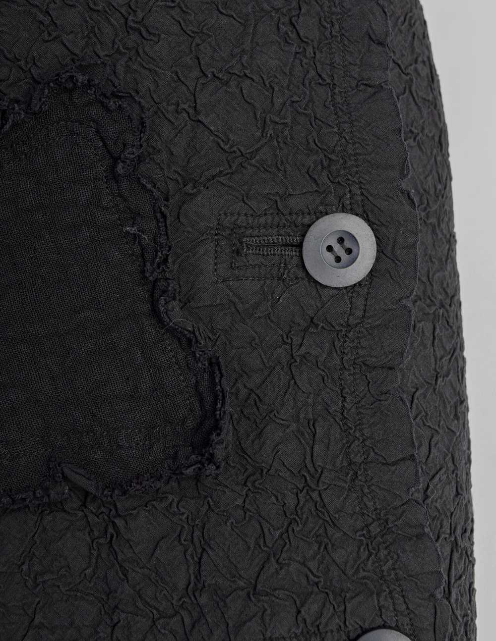 Issey Miyake Vintage AW 1994 Black Crinkled Patch… - image 7