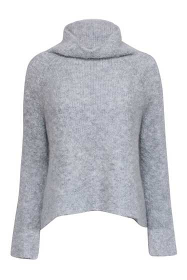 Rebecca Taylor - Grey Mohair Blend Turtle Neck Swe