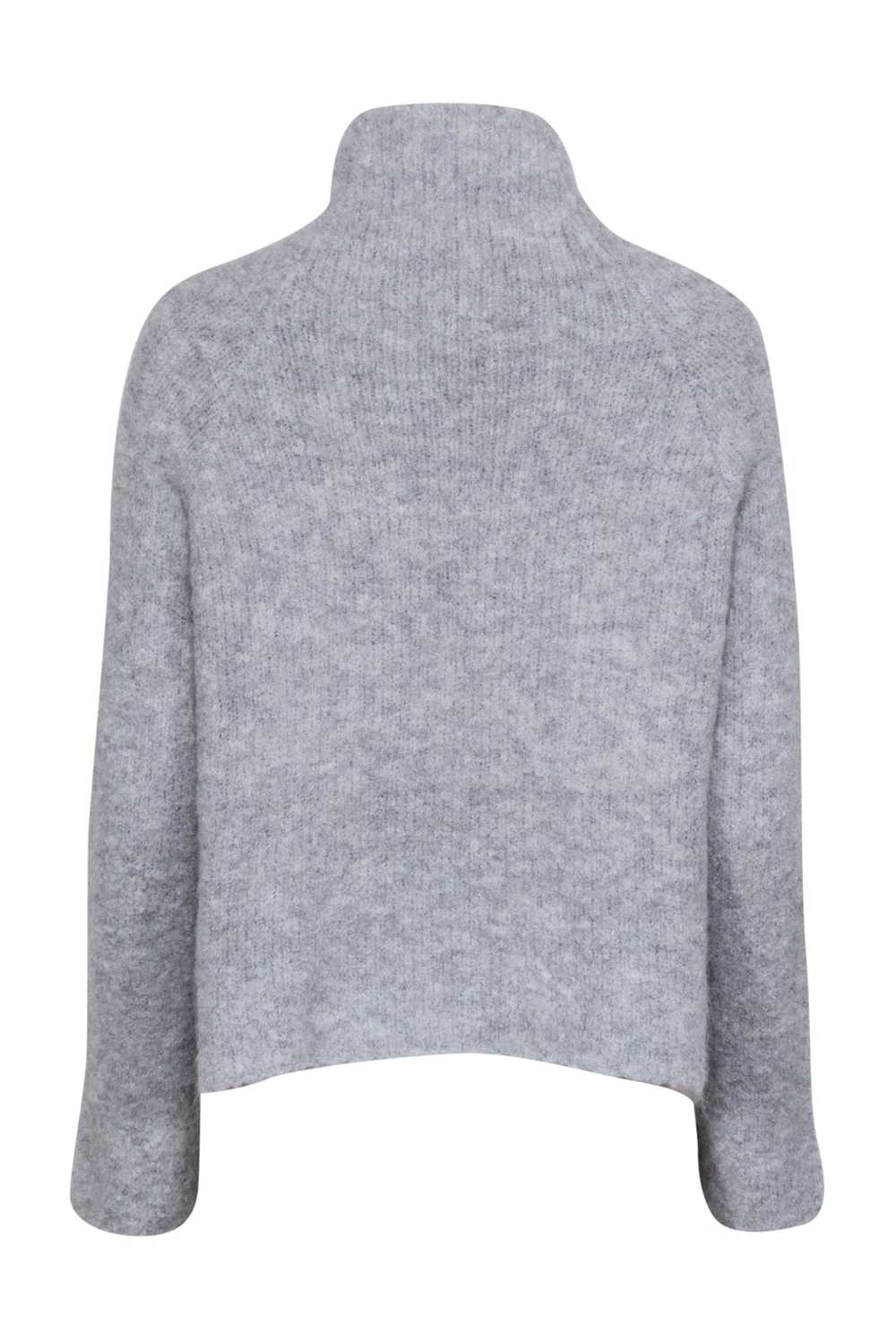 Rebecca Taylor - Grey Mohair Blend Turtle Neck Sw… - image 3