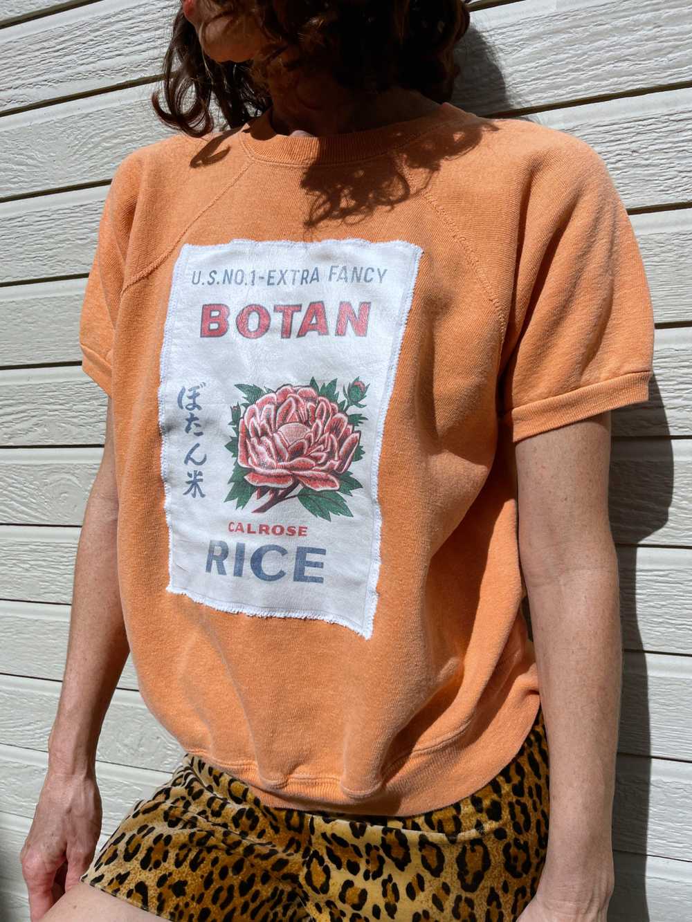 Botan Vintage Short Sleeve Raglan Sweatshirt - image 2