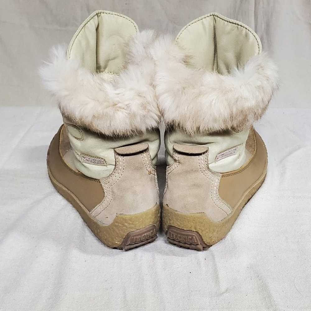 RARE Vintage  TECNICA Wool Goat Fur Winter Boots - image 3