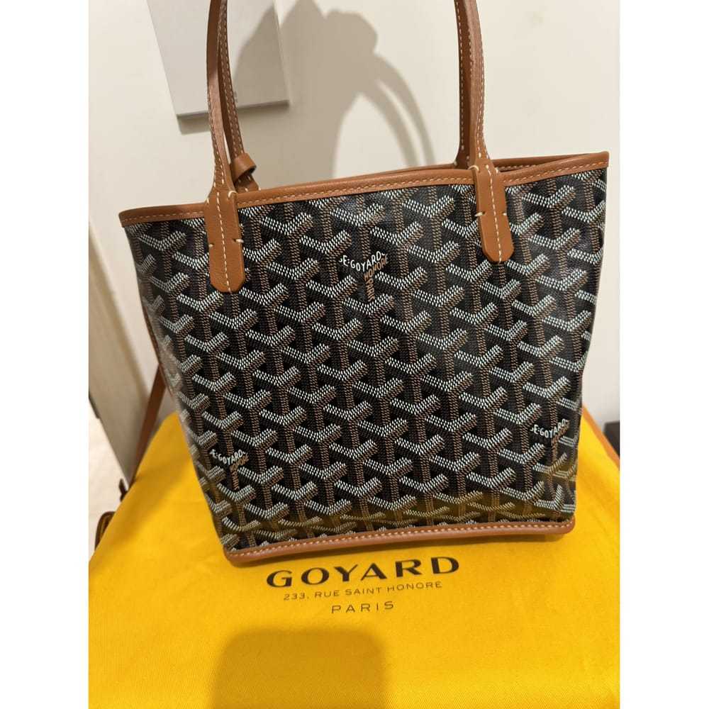 Goyard Anjou leather handbag - image 2