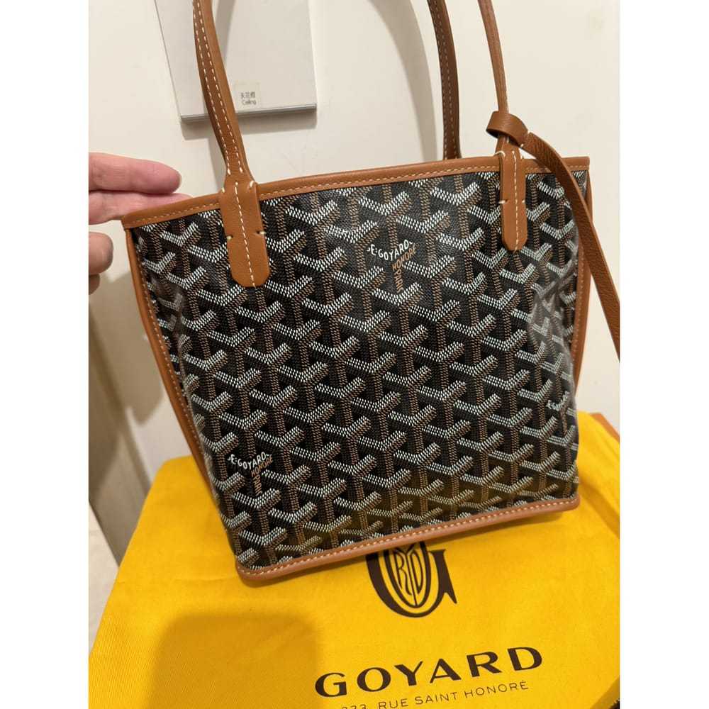 Goyard Anjou leather handbag - image 3