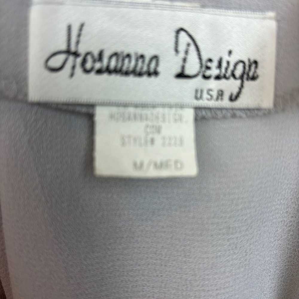 Vintage Hosanna Design formal/evening blouse, siz… - image 7