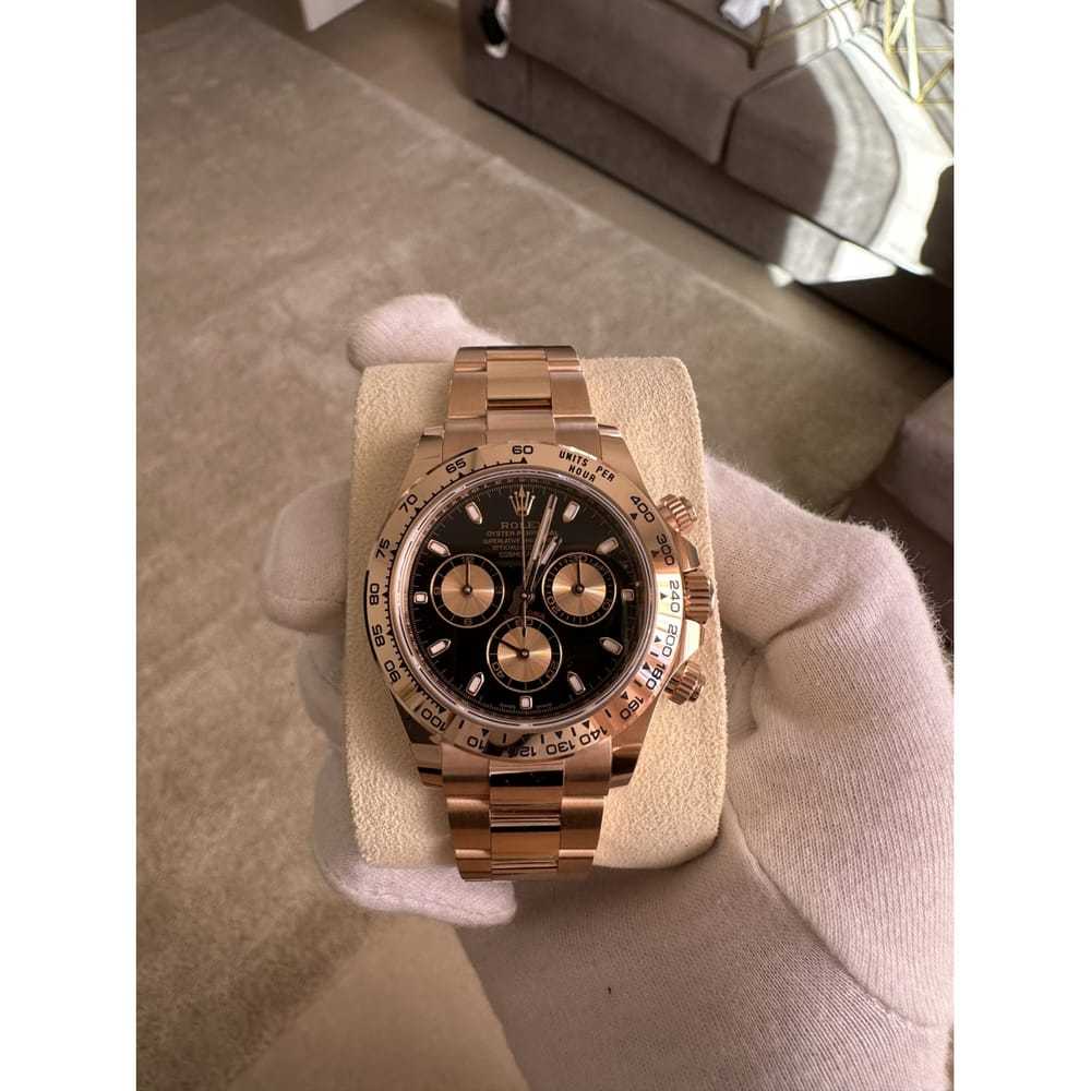 Rolex Daytona pink gold watch - image 7