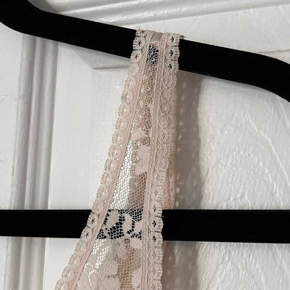JC Penney Fantasia V-Neck Lace Inset Camisole - S… - image 3