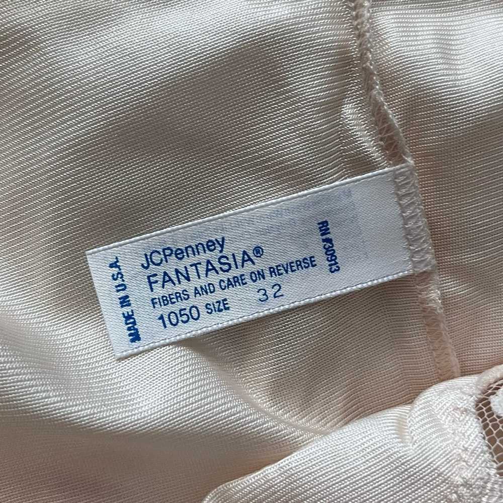 JC Penney Fantasia V-Neck Lace Inset Camisole - S… - image 5