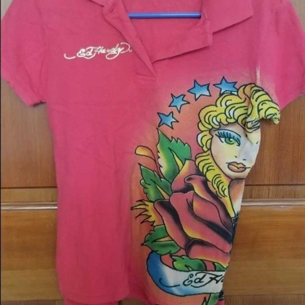 Ed Hardy Top Rare Y2k Vintage - image 1