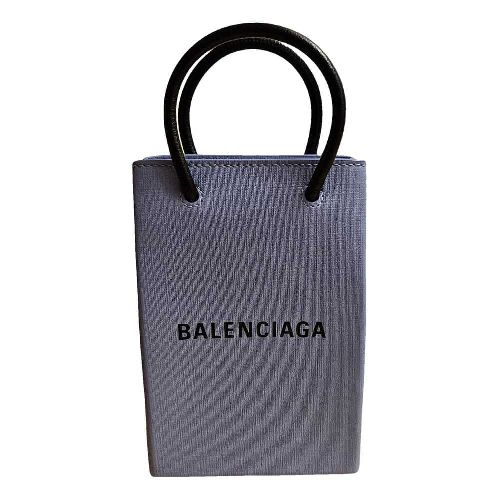 Balenciaga Shopping Phone Holder leather crossbod… - image 1