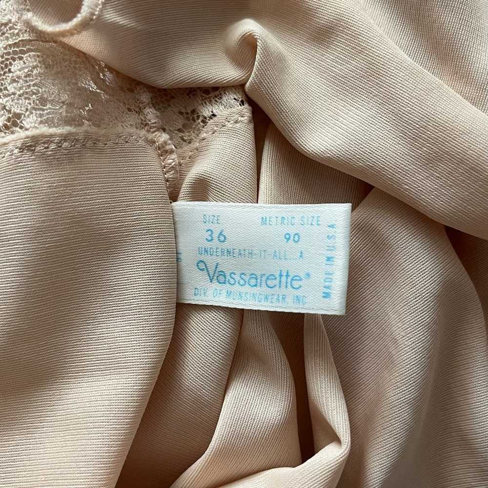 Vassarette Lace-Trim Soft Cup Camisole - Size 36 … - image 6