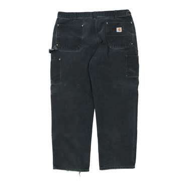Carhartt Double Knee Carpenter Jeans - 37W 28L Bl… - image 1