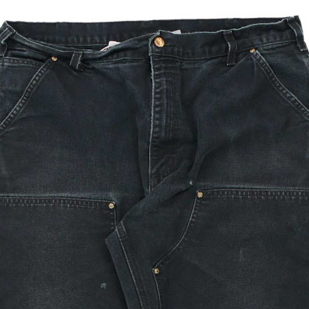 Carhartt Double Knee Carpenter Jeans - 37W 28L Bl… - image 5