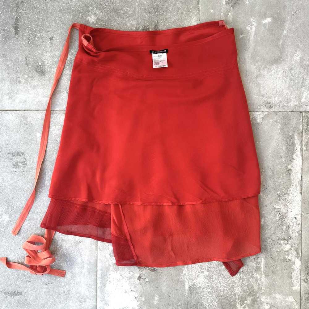 Ann Demeulemeester Silk mid-length skirt - image 11