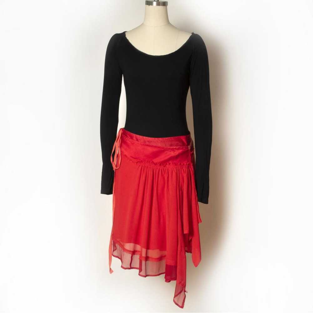 Ann Demeulemeester Silk mid-length skirt - image 4