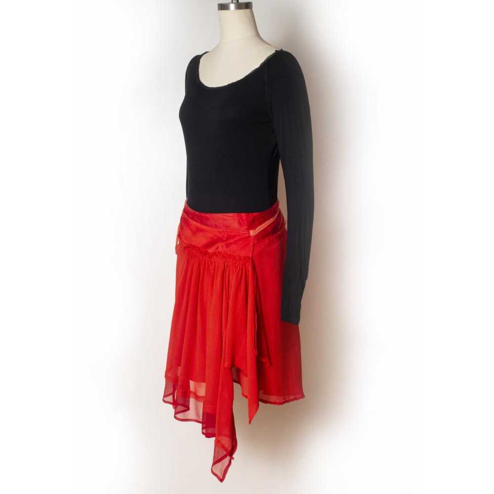 Ann Demeulemeester Silk mid-length skirt - image 5